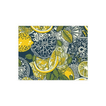 Load image into Gallery viewer, Lemons and Leaves | lemonade lace brunch Postcard Bundles (envelopes included)  | African Wax Print|
