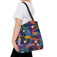 Load image into Gallery viewer, Vibrant Kiki Collections Tote Bag | African Wax Print | Black Women-Owned Business | Stylish Shopping Bag |
