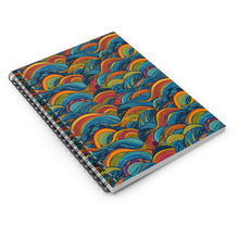 Load image into Gallery viewer, Fulani Fusion | Spiral Notebook - Ruled Line | African Wax Print |
