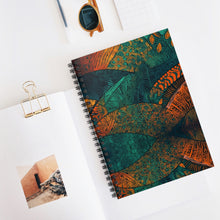 Load image into Gallery viewer, Ancestral Aura| Spiral Notebook - Ruled Line| African Wax Print | Vibrant |
