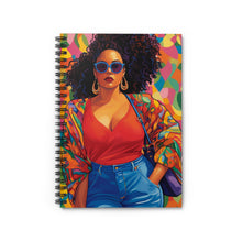 Load image into Gallery viewer, Black In Tech Collection | Kiana | Spiral Notebook - Ruled Line |
