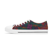 Load image into Gallery viewer, Mombo Wave | Women&#39;s Low Top Sneakers | African Wax Print | African Batik
