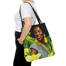 Load image into Gallery viewer, Lemon and Leaves: Lemon Zest | Anika Tote Bag |
