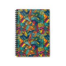 Load image into Gallery viewer, Spiral Notebook - Ruled Line | African Wax Print |
