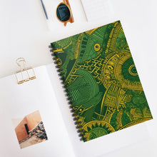 Load image into Gallery viewer, Spiral Notebook - Ruled Line | African Wax Print |
