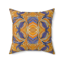 Load image into Gallery viewer, Semi | Spun Polyester Square Pillow | African Wax Print |
