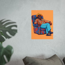 Load image into Gallery viewer, | Black &amp; Bold Collection | James Fine Art Posters | Black Man |
