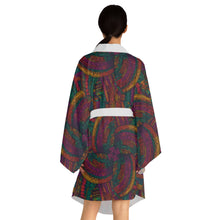 Load image into Gallery viewer, Tuareg Tempest |  Long Sleeve Robe | African  Wax Print |
