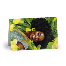 Load image into Gallery viewer, Lemon and Leaves: Lemon Zest | Anika Blank Greeting Cards | 1 or 10-pcs|
