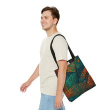 Load image into Gallery viewer, | Kente Kaleidoscope | African Wax Print | Tote Bag | Book, Groceries, &amp; Library  Tote |  | Pattern |
