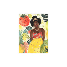 Load image into Gallery viewer, | Black Girl Magic | Chopped Fruit | Watercolor Black Girl | Postcard Bundles (envelopes included) |
