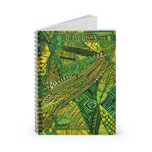 Load image into Gallery viewer, Spiral Notebook - Ruled Line | African Wax Print |
