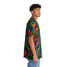 Load image into Gallery viewer, | Serene Oasis | African Wax Print | Men&#39;s Shirt | African Wedding  | African Fashion | Groomsmen Attire |
