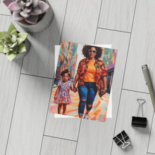 Load image into Gallery viewer, Black In Tech Collection | Mom and Me | Malia | Postcard Bundles (envelopes included) | Black Innovation |
