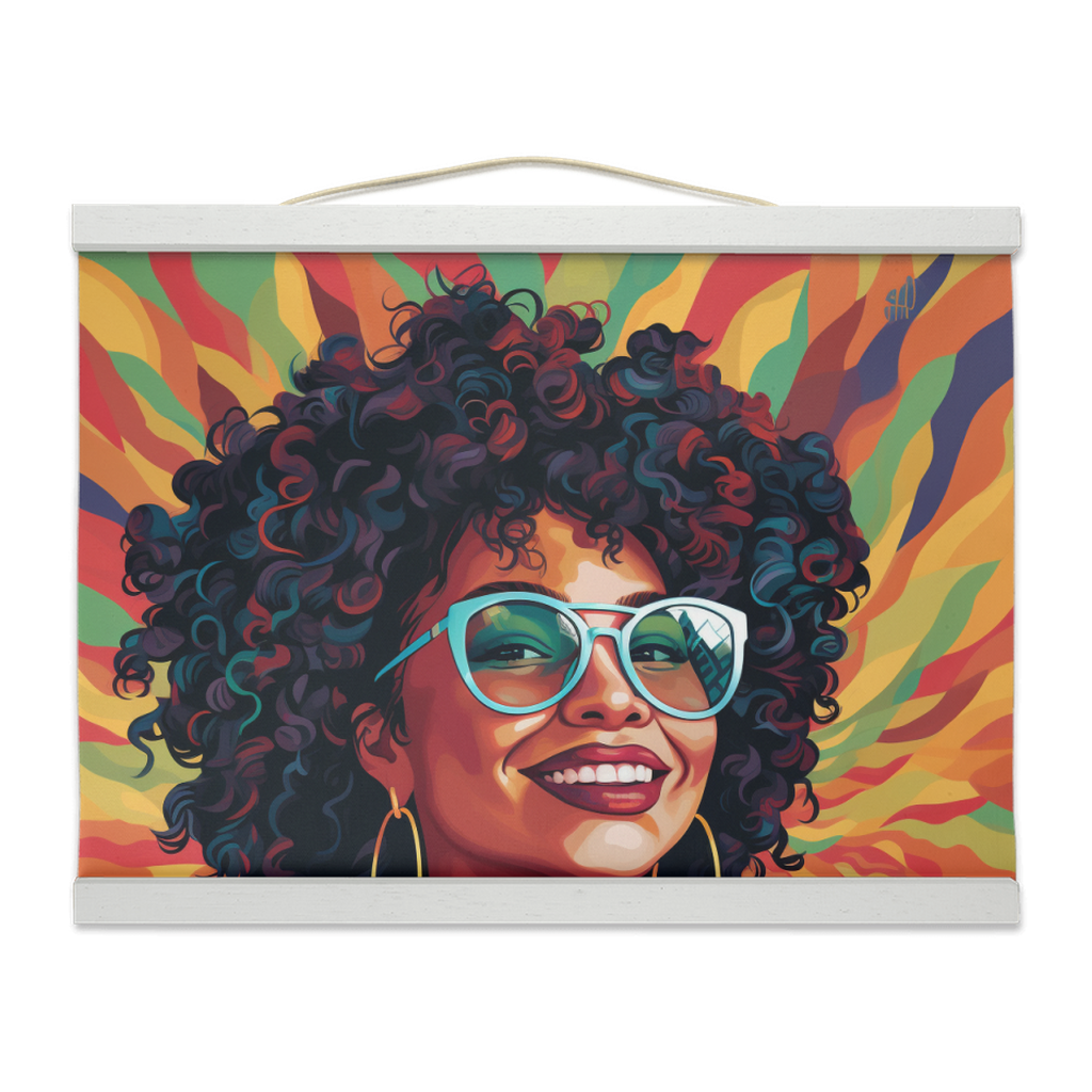 Black in Tech Collection | Ayanna |  Hanging  Canvas Prints |