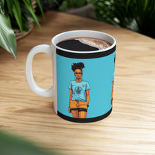 Load image into Gallery viewer, Soccer Love Collection | Girl on Fire Ceramic Mug 11oz | Manchester City | Citizen |
