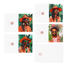 Load image into Gallery viewer, Tropical Oasis Bundle Multi-Design Greeting Cards (5-Pack)
