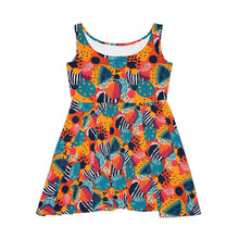 Load image into Gallery viewer, Kalahari Kaleidoscope | Women&#39;s Skater Dress | African Wax Print |
