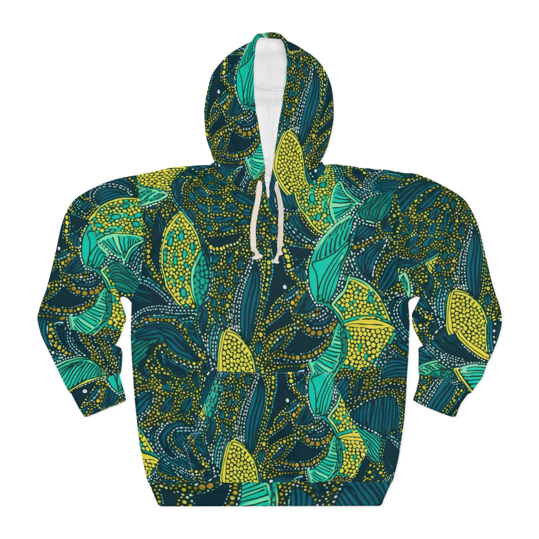 Zanzibar Zest |  African Wax Print | Pullover Hoodie |