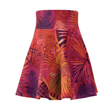 Load image into Gallery viewer, Serengeti Sunset | Women&#39;s Skater Skirt | African Wax Print | Pink, Orange, &amp; Purple |
