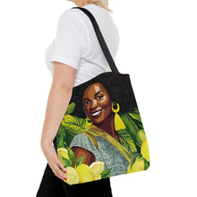 Load image into Gallery viewer, Lemon and Leaves: Lemon Zest | Anika Tote Bag |
