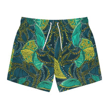 Load image into Gallery viewer, | Zanzibar Zest |  Mens&#39;s Swim Trunks | African Wax Print | African Print Festive Clothing for Adventurous Souls African |
