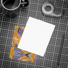 Load image into Gallery viewer, &quot;Semi : Postcard Bundles |Vibrant |African Wax Patterns | Customizable Postcards | Agbada-Inspired Gift | Black-Owned |envelopes included|
