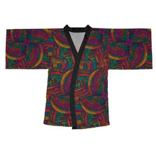 Load image into Gallery viewer, Tuareg Tempest |  Long Sleeve Robe | African  Wax Print |
