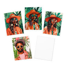 Load image into Gallery viewer, Tropical Oasis Bundle Multi-Design Greeting Cards (5-Pack)
