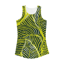 Load image into Gallery viewer, | Shweshwe Splendor | African Wax Print |  Women Performance Yoga Tank Top
