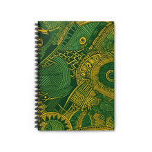 Load image into Gallery viewer, Spiral Notebook - Ruled Line | African Wax Print |
