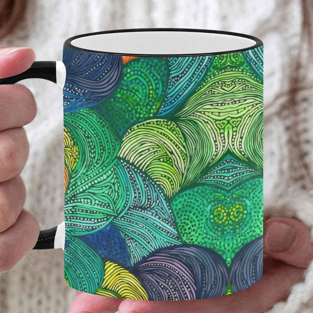 Custom Edge Color Mug (11oz)