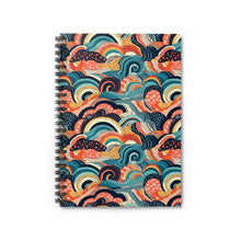 Load image into Gallery viewer, Spiral Notebook - Ruled Line | African Wax Print |
