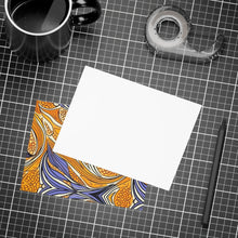 Load image into Gallery viewer, &quot;Semi : Postcard Bundles |Vibrant |African Wax Patterns | Customizable Postcards | Agbada-Inspired Gift | Black-Owned |envelopes included|
