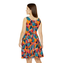 Load image into Gallery viewer, Kalahari Kaleidoscope | Women&#39;s Skater Dress | African Wax Print |
