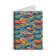 Load image into Gallery viewer, Spiral Notebook - Ruled Line | African Wax Print |
