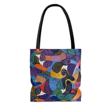 Load image into Gallery viewer, Vibrant Kiki Collections Tote Bag | African Wax Print | Black Women-Owned Business | Stylish Shopping Bag |
