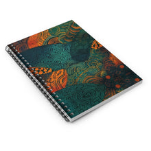 Load image into Gallery viewer, Ndebele Harmony| Spiral Notebook - Ruled Line | African Wax Print |
