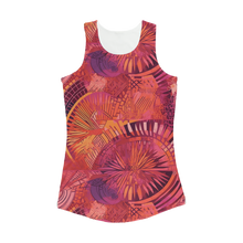 Load image into Gallery viewer, Serengeti Sunset | African Wax Print |  Women Performance Yoga Tank Top
