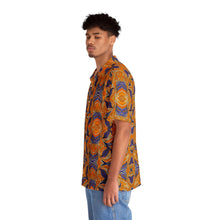 Load image into Gallery viewer, | Semi | Men&#39;s African print Shirt | African Wax Print | African Wax Print Men&#39;s Shirt | African-Inspired Groomsmen Attire | Bold Ethnic Fashion
