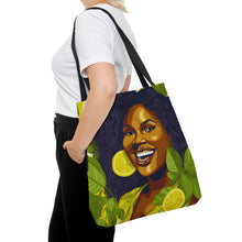 Load image into Gallery viewer, Lemon and Leaves Collection: Lemon Zest | Jemica Tote Bag | Vibrant |
