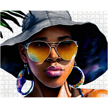 Load image into Gallery viewer, Black Women Summer | Wooden Wall Plaques&quot;Puzzles | Empower Your Style
