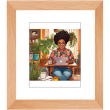 Load image into Gallery viewer, Black In Tech | Asha | Framed Prints
