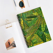 Load image into Gallery viewer, Spiral Notebook - Ruled Line | African Wax Print |
