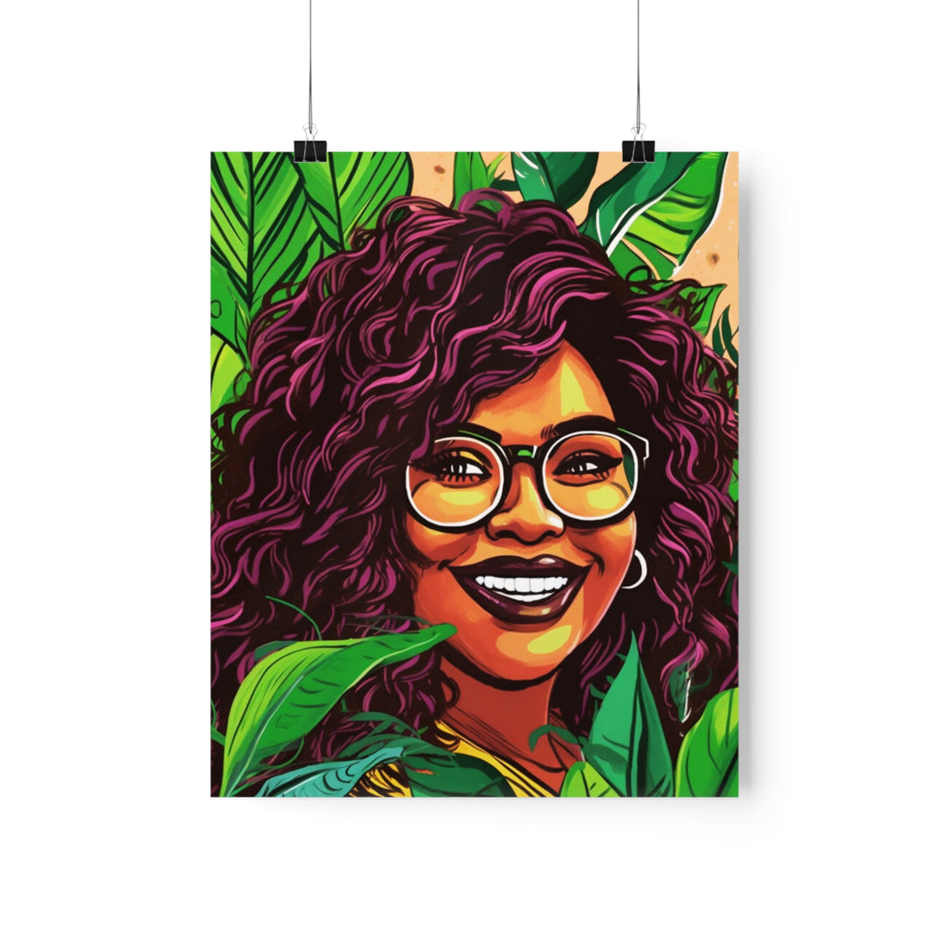 Lemon and Leaves| Jasmine Premium Matte Vertical Posters |