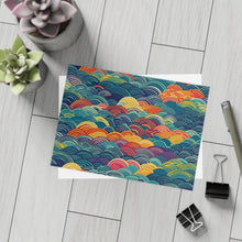 Load image into Gallery viewer, Tribal Bliss | Postcard Bundles | envelopes included | Vibrant Waves |
