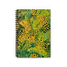 Load image into Gallery viewer, Spiral Notebook - Ruled Line | African Wax Print |
