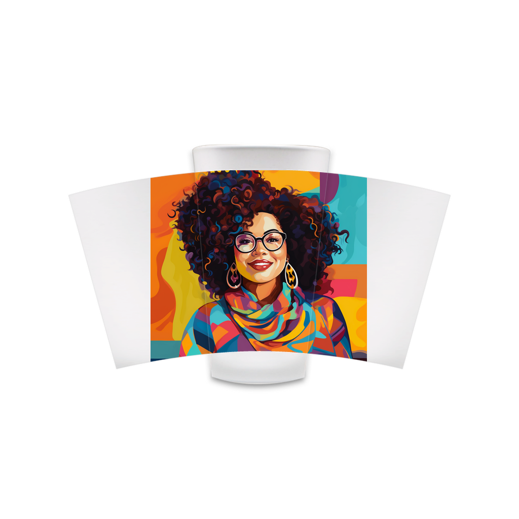 | Black In Tech Collection | Maria | Frosted Pint Glasses