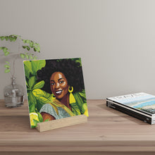 Load image into Gallery viewer, Lemon and Leaves Collection: Lemon Zest | Anika Gallery Board with Stand |
