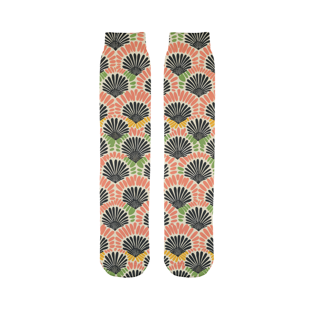 Adire Allure | African Wax Print | | Tube Sock |